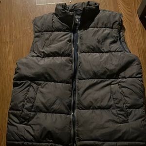 grey polo puffer jacket